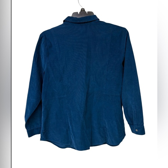 J. Jill Deep Teal Button-Down Shirt Size L - Picture 3 of 5